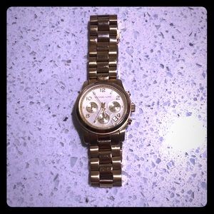 Michael Kors stainless steel gold colored watch